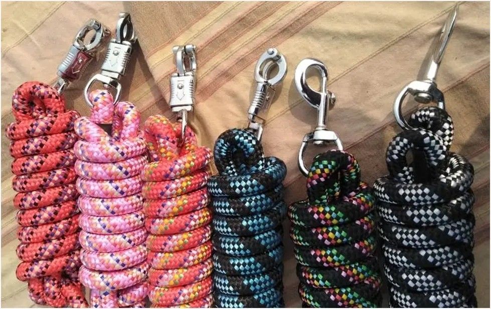 High Quality Horse Cotton Lead Rope with Snap Hook Horse Lead Rope Cotton Lead Rope