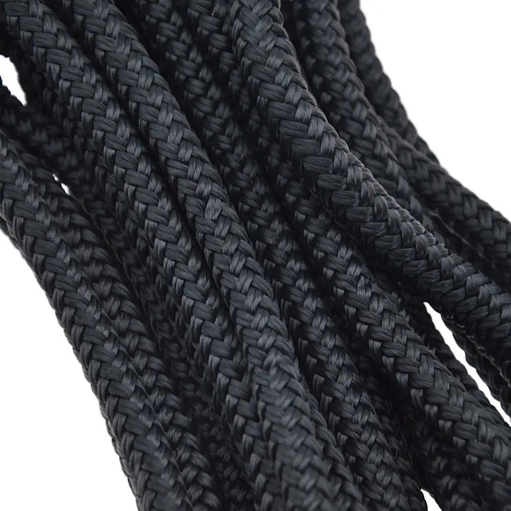 4 Pack Double Braided Nylon Boat Dock Lines, Boat Ropes for Docking, 1/2" * 15' each