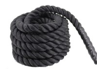 Custom Size 100% Poly Dacron Heavy Battle Rope for Strength Training Fitness Exercise with Anchor Strap Kit Anchor Made of Polyester