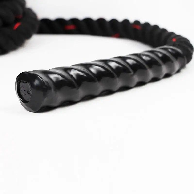 Custom Size 100% Poly Dacron Heavy Battle Rope for Strength Training Fitness Exercise with Anchor Strap Kit Anchor Made of Polyester