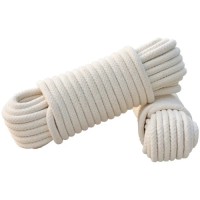 Customzied OEM 1/4Inch X 100Ft Sash Cord 100% Cotton Drawstring with Core for Home Textiles and Hats
