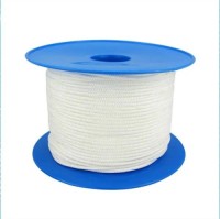 White braided polyamide rope,5mm nylon cord tie down garden rope