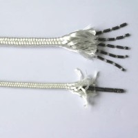 70g 100g 100m Polypropylene Polyester Braided Lead core rope for fishing net sinking rope