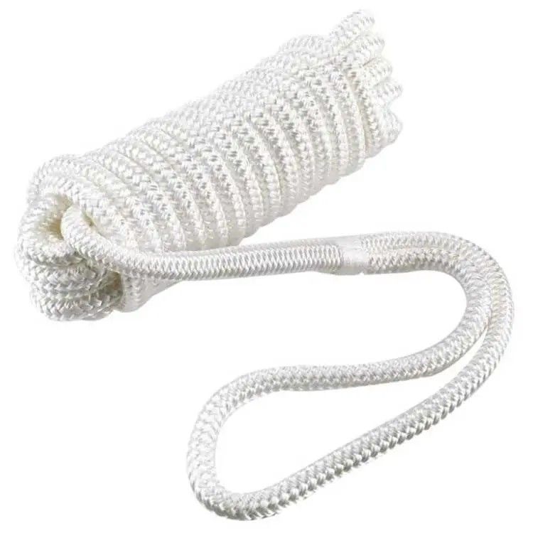 Nylon rope double braided made of nylon used in mooring lines anchor rope dock line winch rope