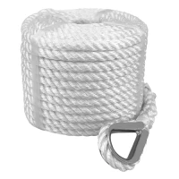 Marine Rope 12MM to 60MM 3 strandsTwisted Polyester Mooring Rope Anchor rope for customization