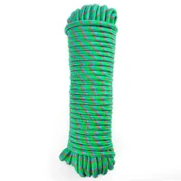 Polypropylene 3/8 in diameter, and 50 ft in length saxon braided rope