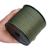 4mm 50m Polyester Multifunctional Tent Ropes Outdoor Camping 550lb 7 Core Strand Paracord Rope