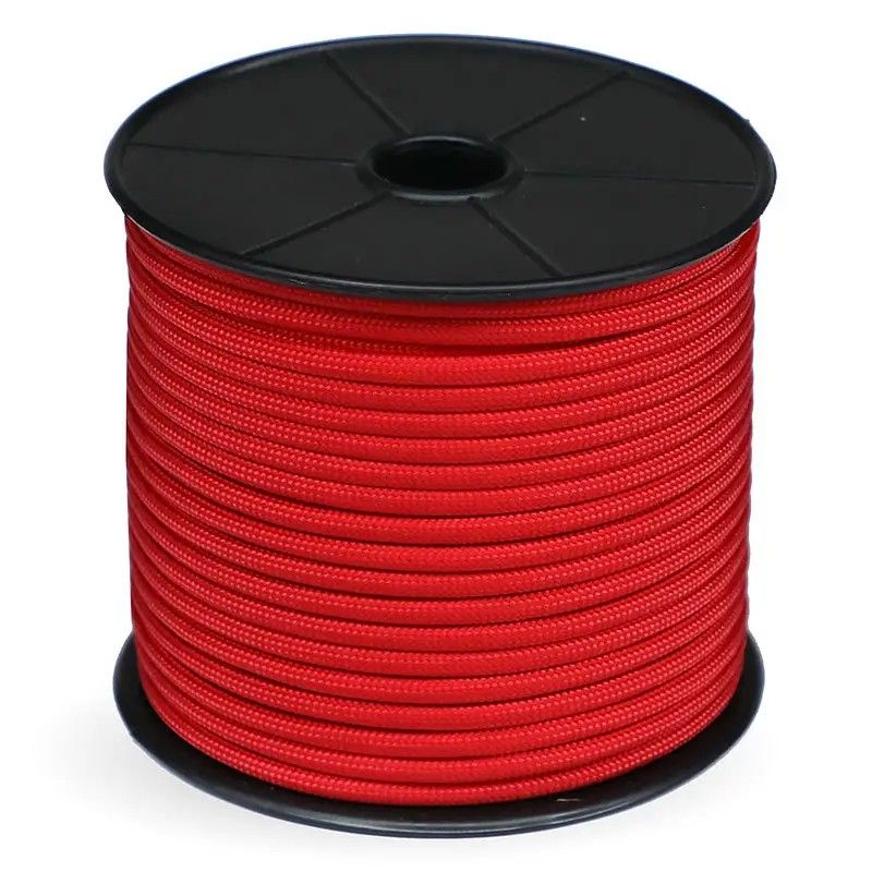 4mm 50m Polyester Multifunctional Tent Ropes Outdoor Camping 550lb 7 Core Strand Paracord Rope
