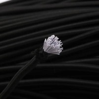 Black Elastic Shock Cord Bungee Rope with Toggle Ties