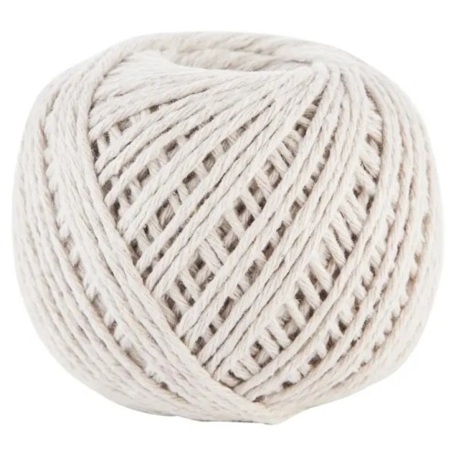 Customers logo 1mm natural color twisted macrame cotton twine