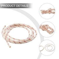 50m 3mm Nylon Pull Starter Rope Recoil Engine Start Cord for Trimmer Cutter Chainsaws Lawn Mower