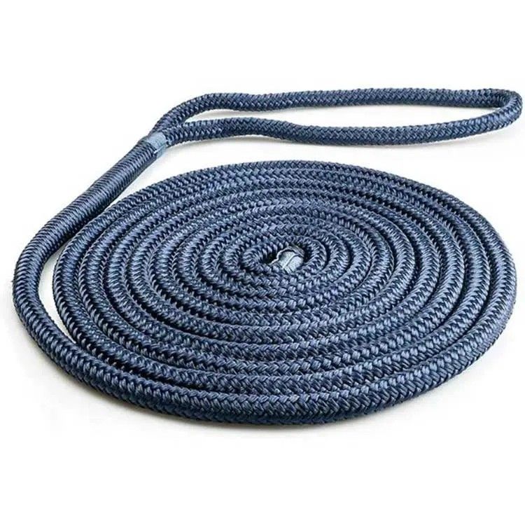 High quality and Marine grade Nylon Double braided rope dock line