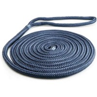 High quality and Marine grade Nylon Double braided rope dock line