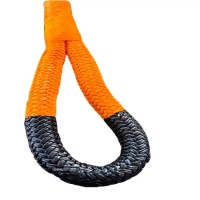Wholesale Car Tow Rope Braided Recovery Rope Kinetic Polyamide With Eyelets for Vehicles & Emergency Marine Tractor Towing Rope