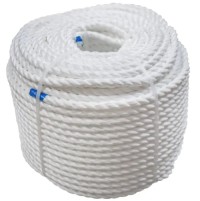 100% Polyester Fiber 3 Strand Twisted Marine Rope With Both Ends Spliced