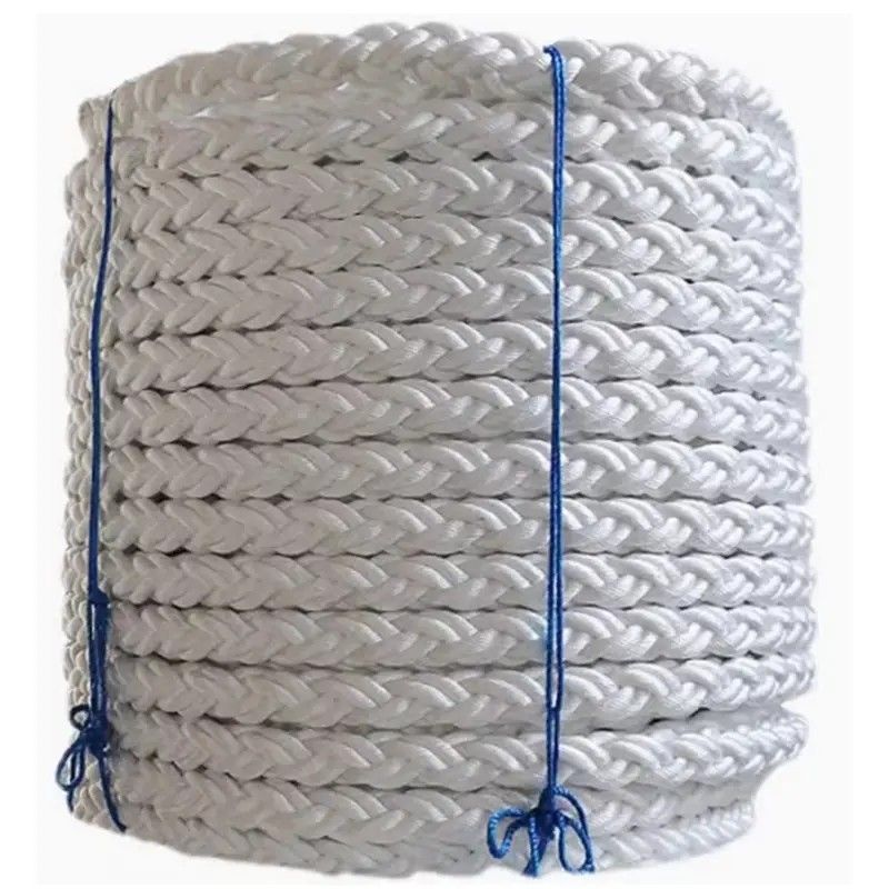 Polyester braided rope 8 strands 12 trands Ship Mooring Rope Tow Rope for wholesale supply