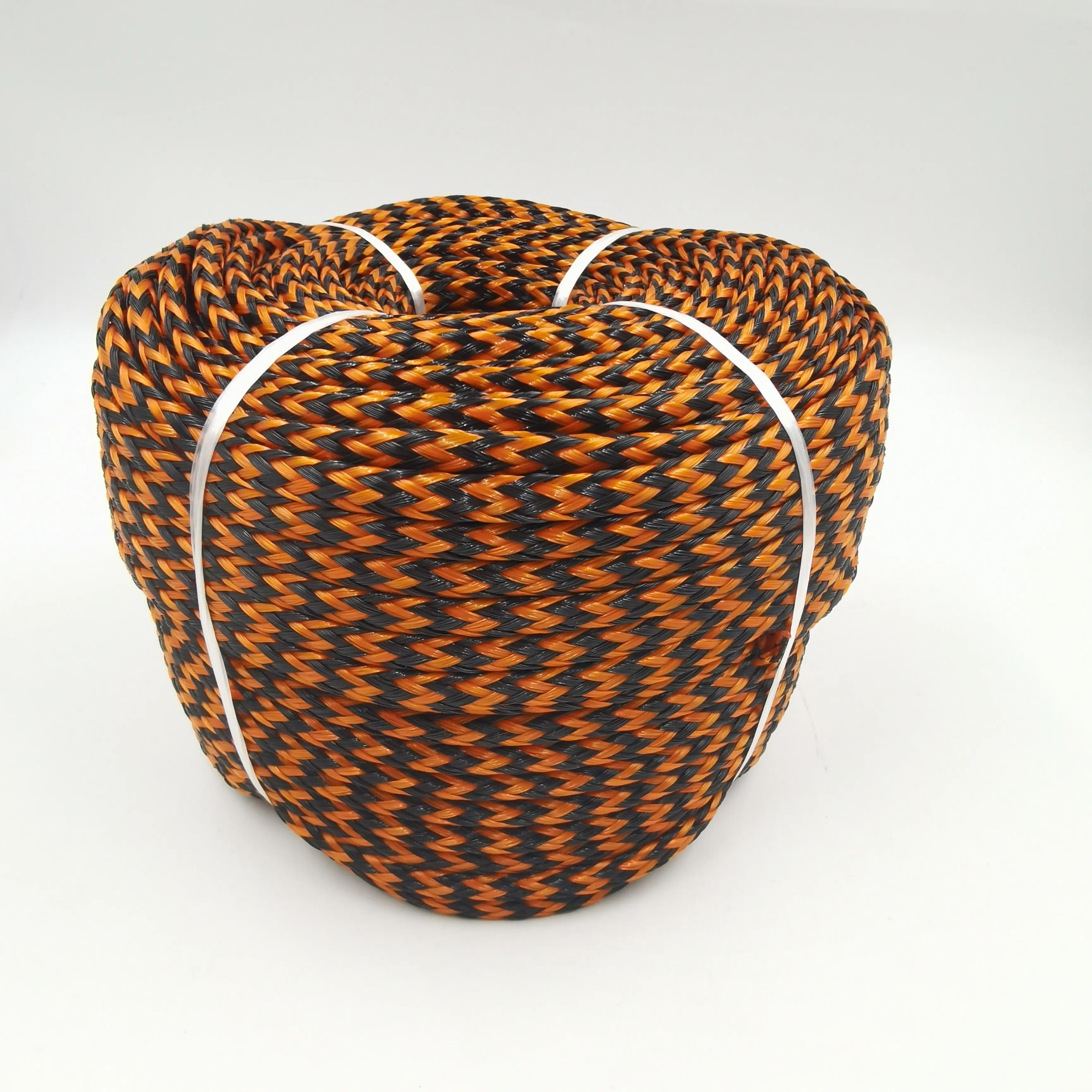 3/8" 16 Strand Hollow Braided Polyethylene Rope With High Breaking Load for Fishing/Water Skiing