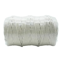 4mm White Soft twisted cotton cord for multi-purpose as client requirement