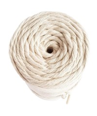 4mm White Soft Single Twisted Cotton Cord in DIY usage for handi-craft