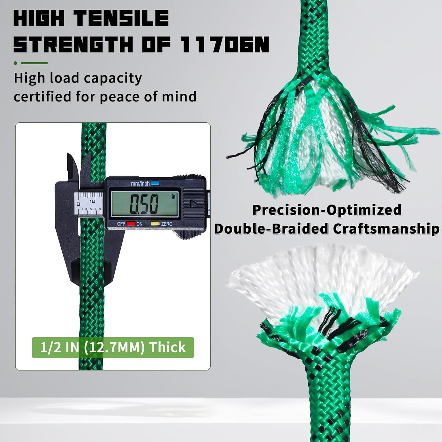 Double Braided Polyester or Nylon Rope, Heavy Duty Rope