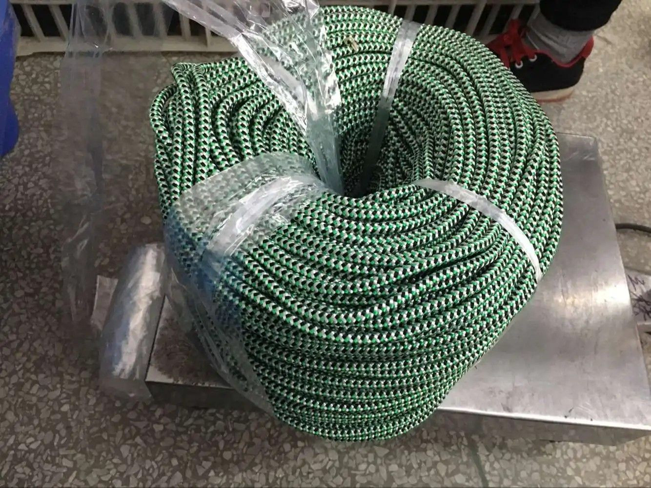 polypropylene braided lead core rope 600feet wooden spool
