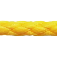 3/8" 16 Strand Hollow Braided Polyethylene Rope With High Breaking Load for Fishing/Water Skiing