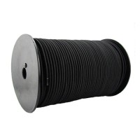 14mm black 16-strand braided polyester rope
