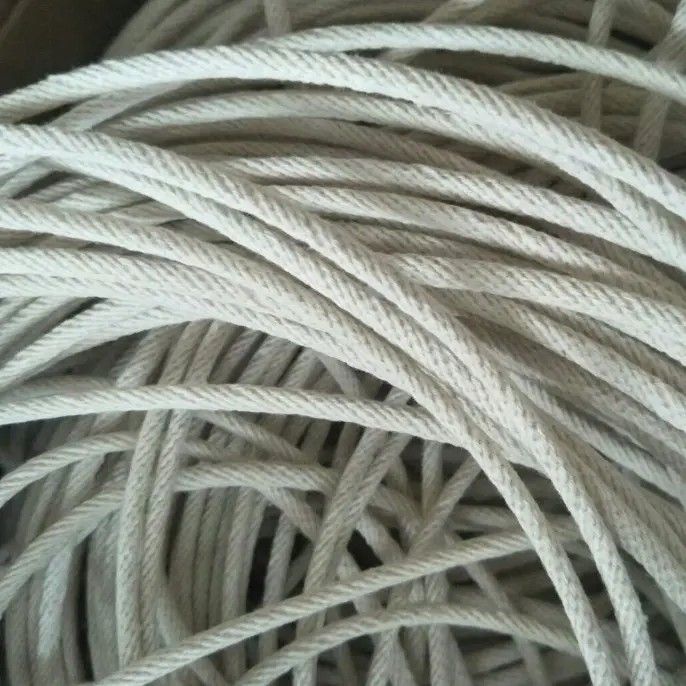 OEM 100% Waxed 4mm 6mm 8mm 10mm 12mm 14mm or customized 100ft Cotton Braided Sash Cord