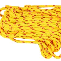Heavy-duty Bright yellow 8MM polypropylene rescue throw floating rope