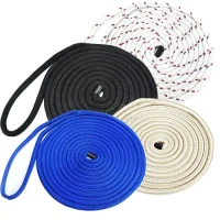 Marine grade Nylon Double braided rope 1/2 inch, 1/4 inch, 3/8 inch, 3/16 inch, and 5/16 inch dock line