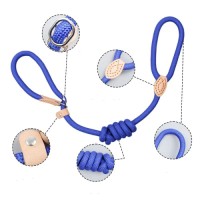 Custom Nylon Heavy Duty Rope Pet Training Leash 150cm 5 FT Slip Dog Leash
