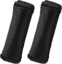 3/8 Inch 100 ft Solid Braided Polypropylene Rope All Purpose Boat Marine RopeThick Rope