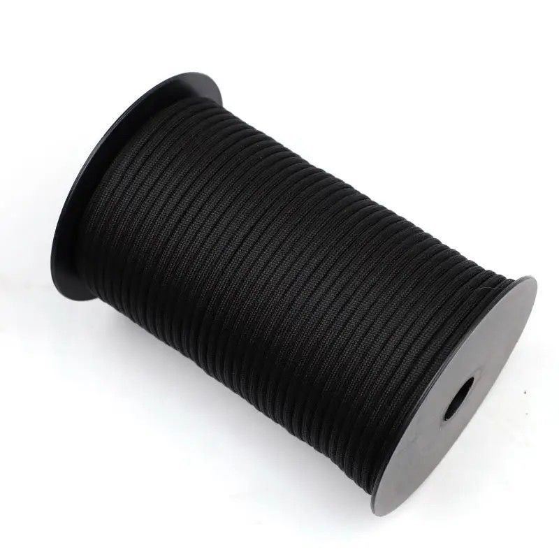 Paracord 4mm 7 cores for Camping Climbing Rope, 100m spools Polyester rope tactical paracord 550