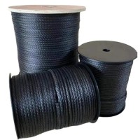 Manufacturer Supply Synthetic Fiber Rope Braided UHMWPE Winch Line Marine Rope for Boat Towing and Mooring