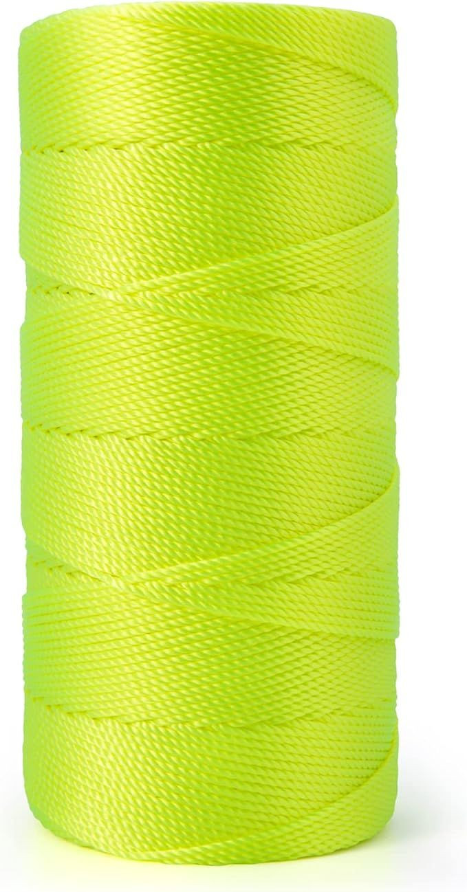 Nylon String, #18 x 1080FT Mason Line String, Nylon Twine for Masonry Job