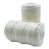 3mm 4mm 5mm 6mm Natural White Soft twisted cotton cord for multi-purpose as client requirement