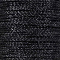 Barrier Rope Hollow Braid Polypropylene Rope (Black 3/8 Inch, 1000 Feet)
